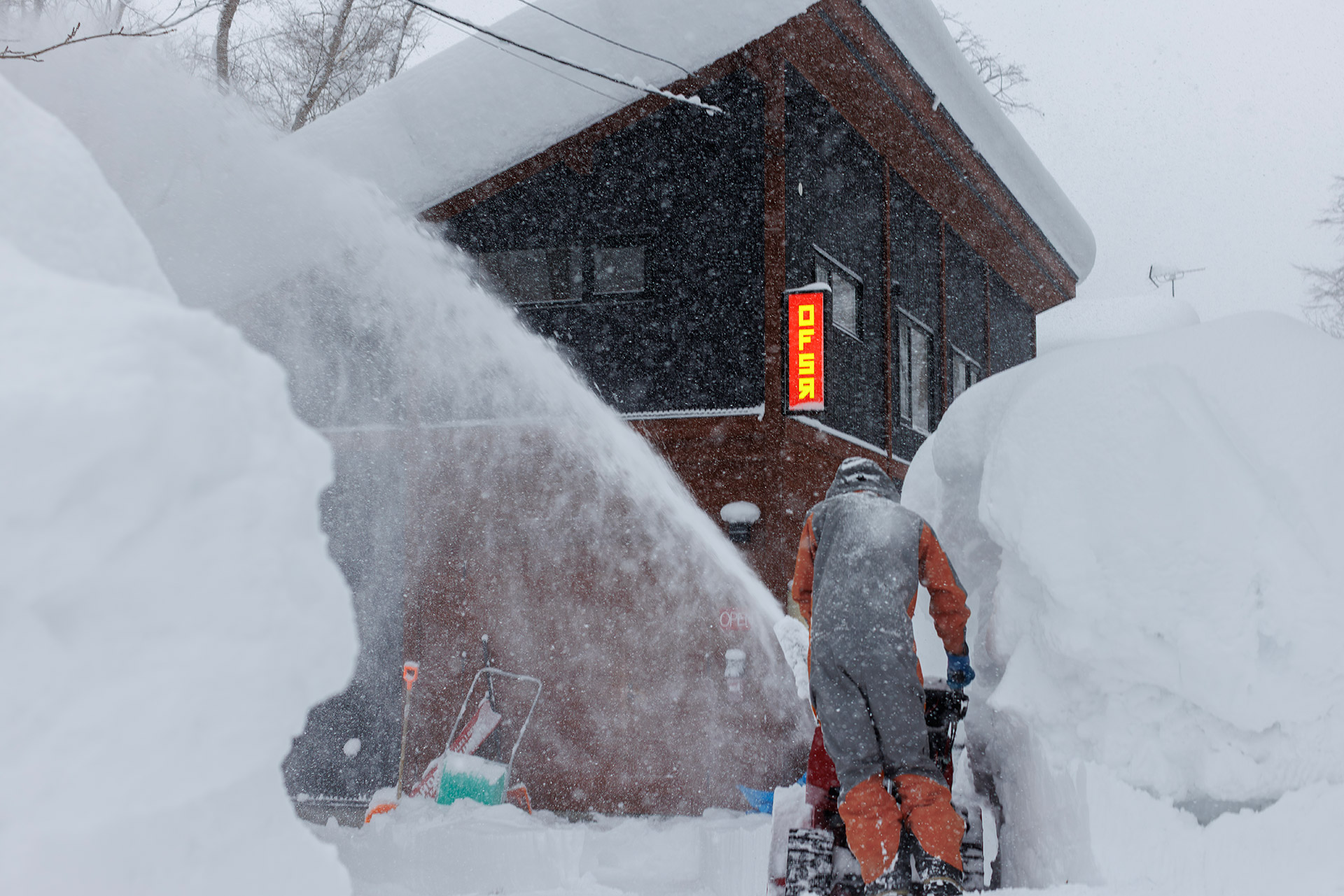 Inside the OFSR Kōjō in Moiwa, Niseko