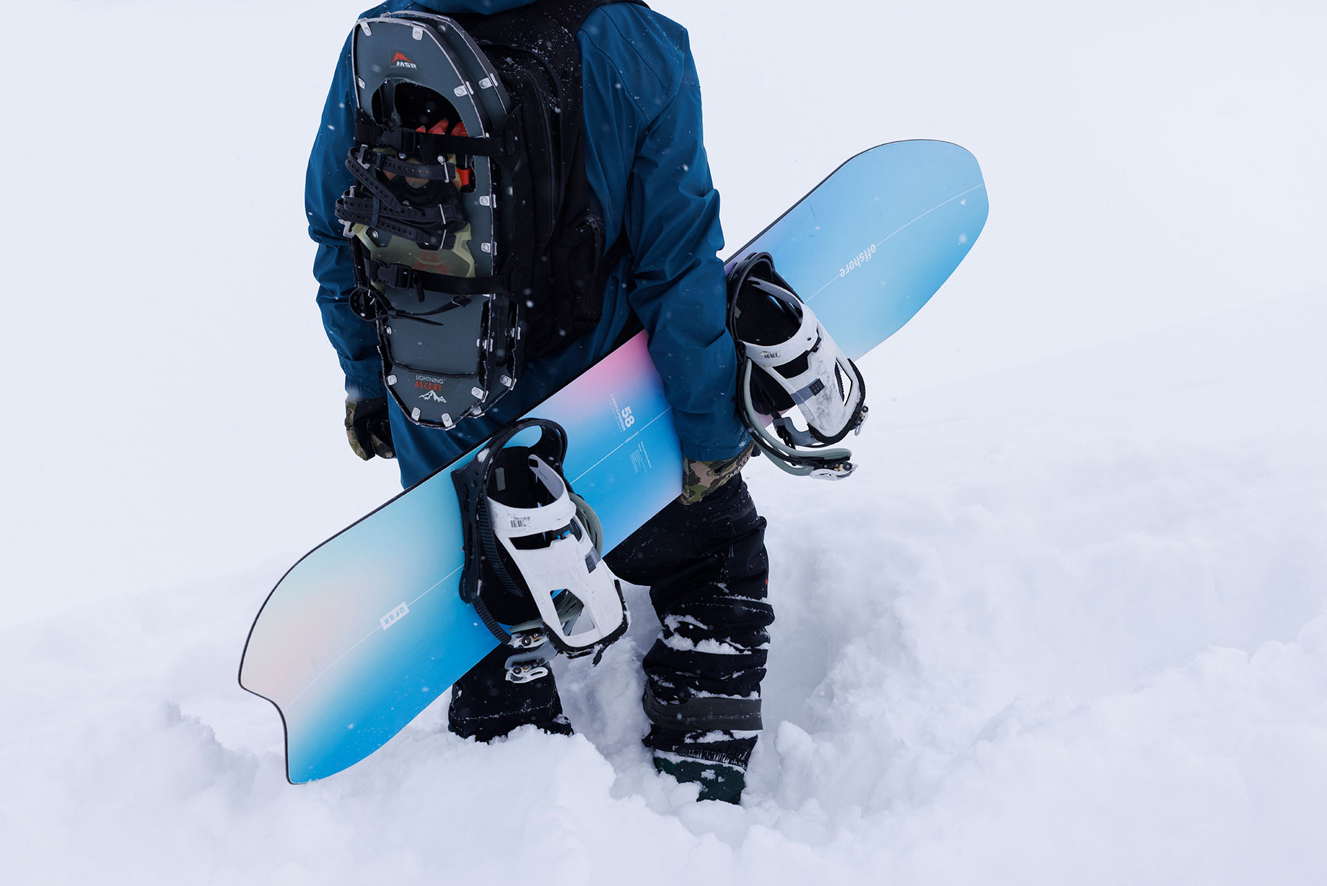 Demo boards ready to ride at the Offshore factory, Niseko