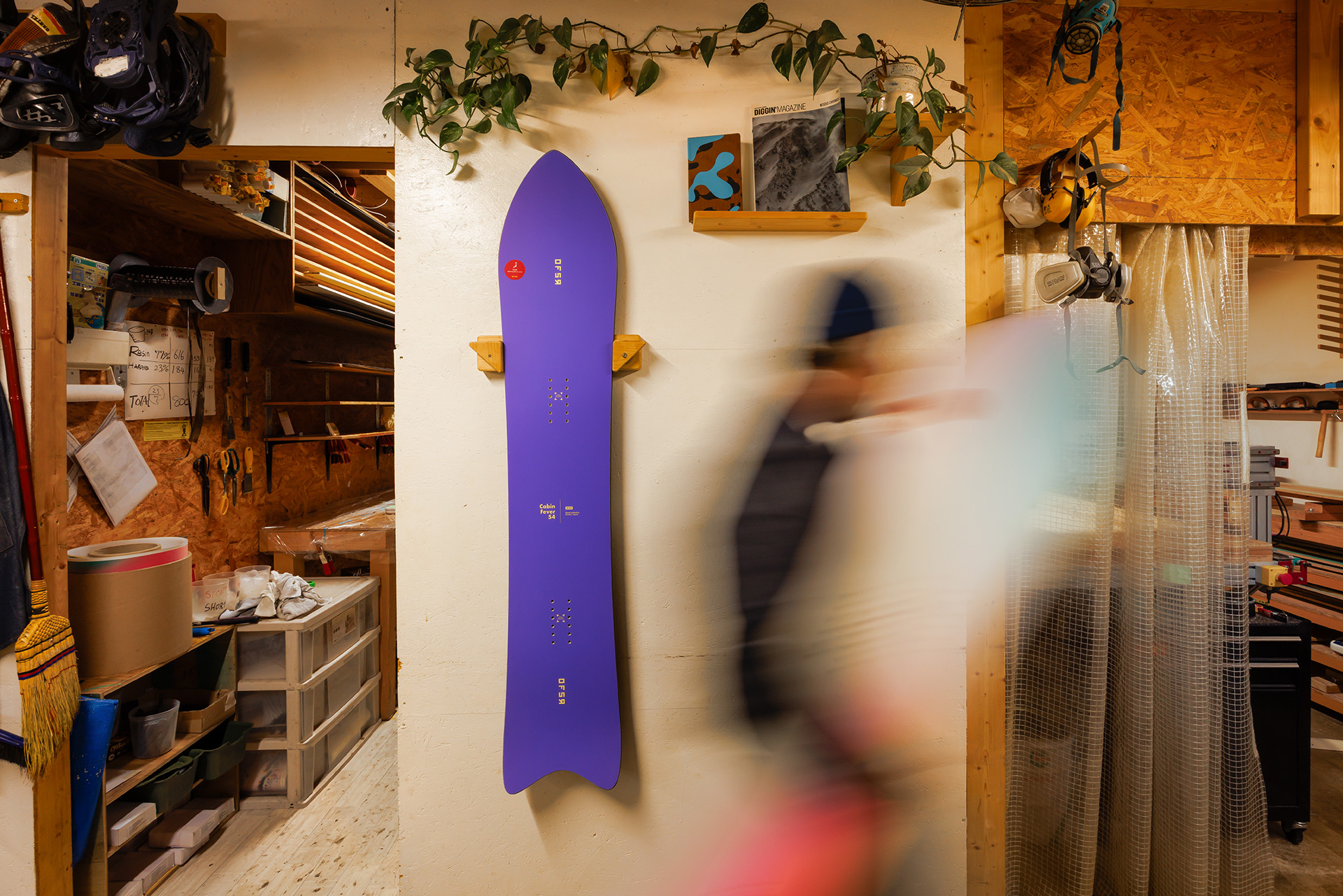 Your board, on the wall of the Kōjō