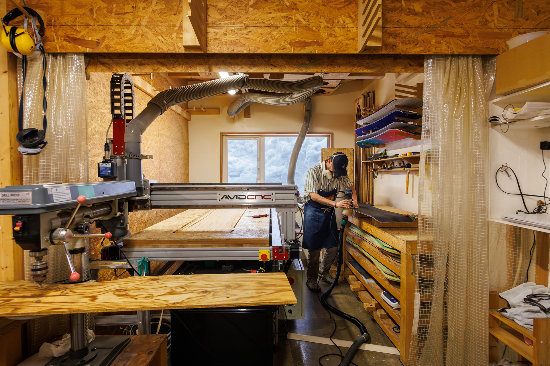 Your board, cut and built in the Kōjō